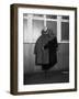 Hanging Coats Posed as an Embracing Couple-Bettmann-Framed Photographic Print