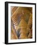 Hanging coils of burning incense, Man Mo Temple, Tai Po, New Territories, Hong Kong, China-Cindy Miller Hopkins-Framed Photographic Print