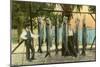 Hanging Fish, St. Petersburg, Florida-null-Mounted Premium Giclee Print