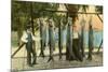 Hanging Fish, St. Petersburg, Florida-null-Mounted Art Print