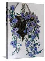 Hanging flowers-Linda Arthurs-Stretched Canvas