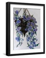 Hanging flowers-Linda Arthurs-Framed Giclee Print