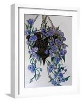 Hanging flowers-Linda Arthurs-Framed Giclee Print