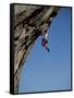 Hanging from a Cliff-null-Framed Stretched Canvas