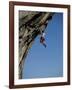 Hanging from a Cliff-null-Framed Photographic Print