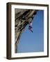 Hanging from a Cliff-null-Framed Photographic Print