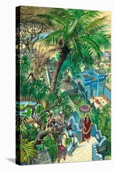 Hanging Gardens Babylon-Peter Jackson-Stretched Canvas