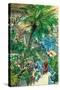 Hanging Gardens Babylon-Peter Jackson-Stretched Canvas