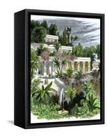 Hanging Gardens of Ancient Babylon-null-Framed Stretched Canvas