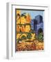 Hanging Gardens of Babylon-Richard Hook-Framed Giclee Print