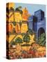 Hanging Gardens of Babylon-Richard Hook-Stretched Canvas