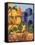 Hanging Gardens of Babylon-Richard Hook-Framed Stretched Canvas