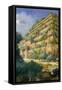 Hanging Gardens of Babylon-English School-Framed Stretched Canvas