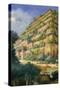 Hanging Gardens of Babylon-English School-Stretched Canvas