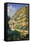 Hanging Gardens of Babylon-English School-Framed Stretched Canvas