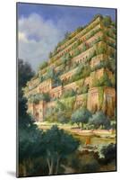 Hanging Gardens of Babylon-English School-Mounted Giclee Print