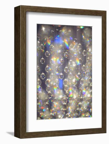 Hanging glass decorations, graphic prismatic effect, Bangkok, Thailand-Stuart Westmorland-Framed Photographic Print