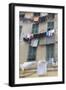 Hanging Laundry, Ventimiglia, Medieval, Old Town, Liguria, Imperia Province, Italy, Europe-Wendy Connett-Framed Photographic Print