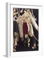 Hanging Maize Cobs, 2005-Pedro Diego Alvarado-Framed Giclee Print