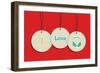 Hanging Music Sign Badges-cienpies-Framed Art Print