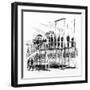 Hanging of the Lincoln assassination conspirators, Washington DC, USA, 7th July, 1865-Unknown-Framed Giclee Print
