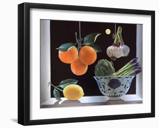 Hanging Oranges-ELEANOR FEIN-Framed Giclee Print