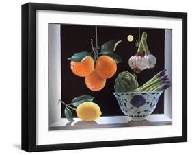 Hanging Oranges-ELEANOR FEIN-Framed Giclee Print