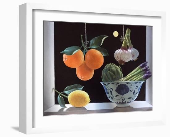 Hanging Oranges-ELEANOR FEIN-Framed Giclee Print