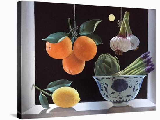 Hanging Oranges-ELEANOR FEIN-Stretched Canvas