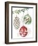 Hanging Ornaments I-PI Studio-Framed Art Print