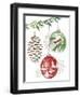 Hanging Ornaments I-PI Studio-Framed Art Print