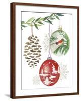 Hanging Ornaments I-PI Studio-Framed Art Print