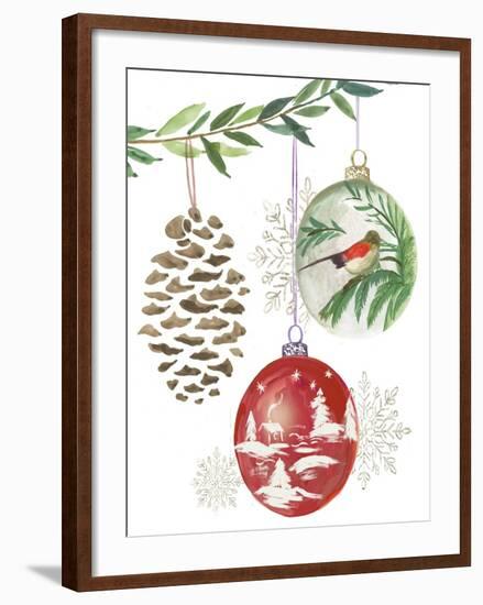 Hanging Ornaments I-PI Studio-Framed Art Print