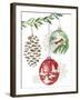 Hanging Ornaments I-PI Studio-Framed Art Print