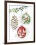 Hanging Ornaments I-PI Studio-Framed Art Print