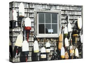 Hanging Out with Buoys-Ben Watson-Stretched Canvas