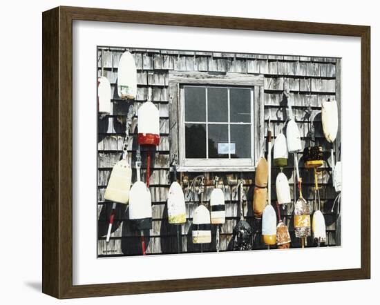 Hanging Out with Buoys-Ben Watson-Framed Giclee Print