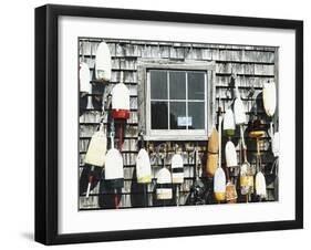 Hanging Out with Buoys-Ben Watson-Framed Giclee Print