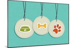 Hanging Pet Badges-cienpies-Mounted Premium Giclee Print