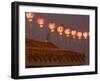 Hanging Red Paper Lanterns, Thailand-Gavriel Jecan-Framed Photographic Print