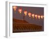 Hanging Red Paper Lanterns, Thailand-Gavriel Jecan-Framed Photographic Print