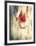 Hanging Red-Winter Wolf Studios-Framed Photographic Print