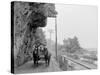 Hanging Rock on the Susquehanna, Near Danville, Pa.-null-Stretched Canvas