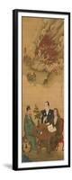 Hanging Scroll Depicting 'A Meeting of Japan, China and the West'-Shiba Kokan-Framed Giclee Print