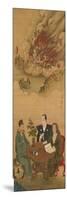 Hanging Scroll Depicting 'A Meeting of Japan, China and the West'-Shiba Kokan-Mounted Giclee Print