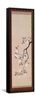 Hanging Scroll Depicting Cherry Blossoms, from a Triptych of the Three Seasons, Japanese-Sakai Hoitsu-Framed Stretched Canvas