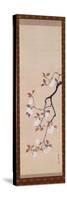 Hanging Scroll Depicting Cherry Blossoms, from a Triptych of the Three Seasons, Japanese-Sakai Hoitsu-Stretched Canvas