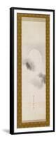 Hanging Scroll Depicting the Autumnal Moon, from a Triptych of the Three Seasons, Japanese-Sakai Hoitsu-Framed Giclee Print