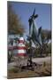 Hanging Shark & Lighthouse-Carol Highsmith-Mounted Art Print