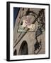 Hanging Sign of a Horseman, Place Jean Moulin, St. Malo, Brittany, France, Europe-Nick Servian-Framed Photographic Print